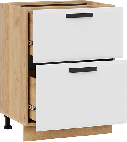 Шкаф-стол кухонный ТриЯ Тиана 1Н8Я2 с двумя ящиками