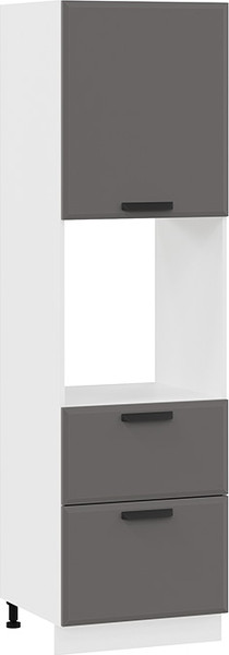 Шкаф-пенал кухонный ТриЯ Тиана 1П6Я2 с одной дверью и двумя ящиками  - фото