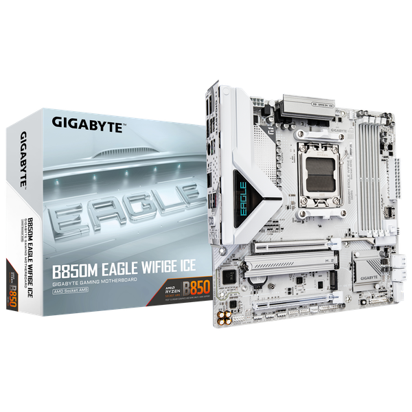 Материнская плата Gigabyte B850M Eagle WIFI6E Ice (rev.1.0)
