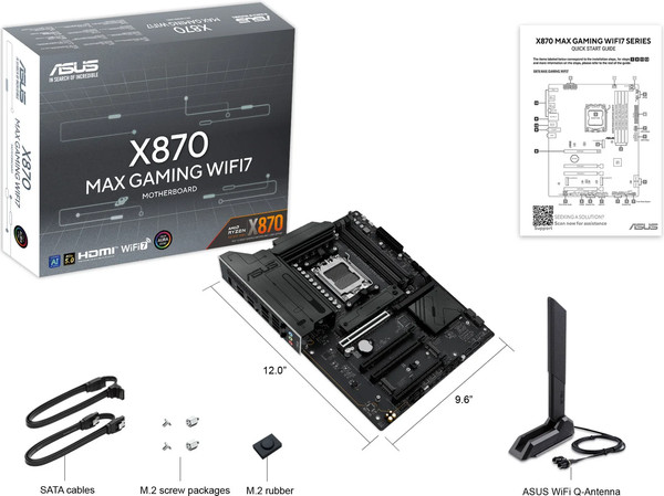 Материнская плата Asus X870 Max Gaming WiFi7