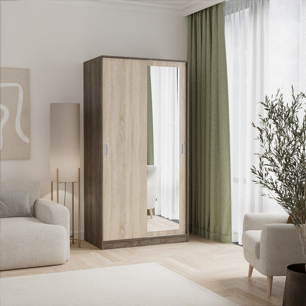 Шкаф-купе Кортекс-мебель Лагуна ШК01-01