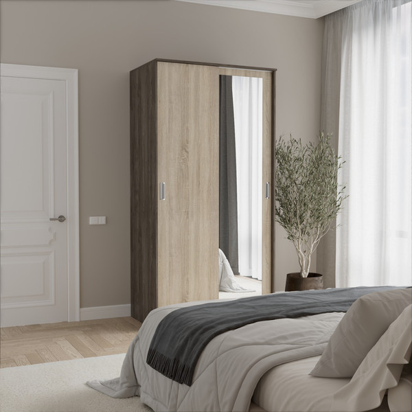 Шкаф-купе Кортекс-мебель Лагуна ШК01-01