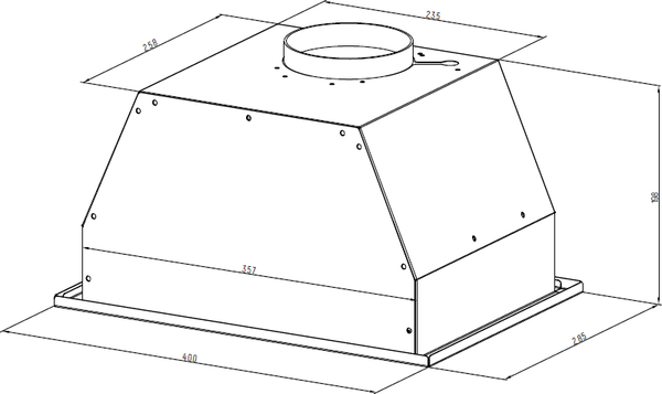 Вытяжка скрытая Monsher Inna 40