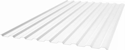 Монолитный поликарбонат Borrex МП-20 Профилированный 1050x3000x0.8мм - фото