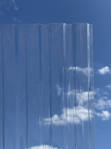 Монолитный поликарбонат Borrex МП-20 Профилированный 1050x2000x0.8мм