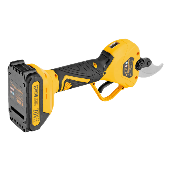 Секатор аккумуляторный Denzel CP-40BL / 59438