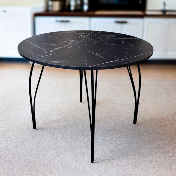 Обеденный стол Arvento Флок раздвижной D900+300