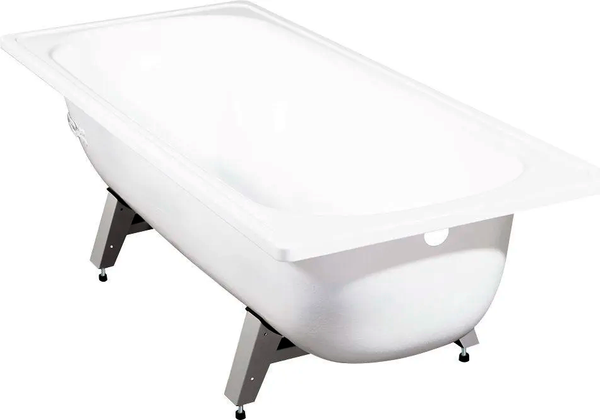 Ванна стальная ВИЗ Antika A-20001 120х70 (белая орхидея, c ножками)