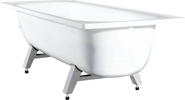 Ванна стальная ВИЗ Antika A-20001 120х70 (белая орхидея, c ножками)