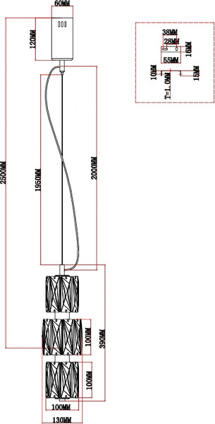 Люстра Moderli Prismique / V11719-PL