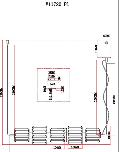 Люстра Moderli Prismique / V11720-PL