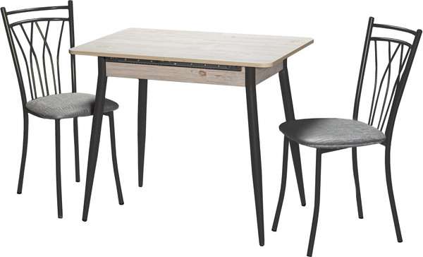 Обеденный стол Древпром М46 Бостон ДП1-01-10 60x90-127