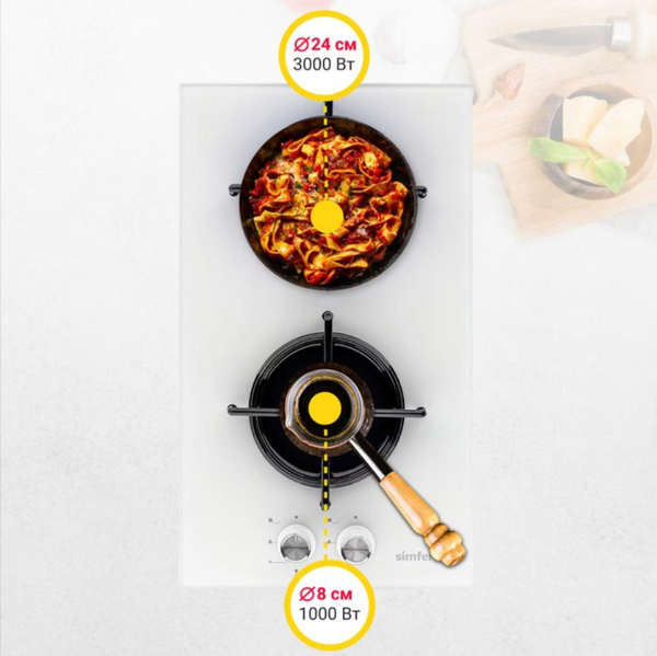 Газовая варочная панель Simfer H30N20W470