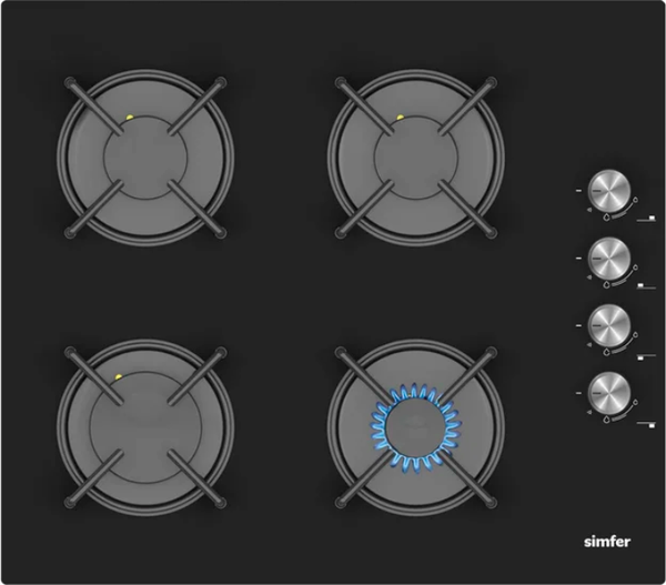 Газовая варочная панель Simfer H60K40S000 - фото