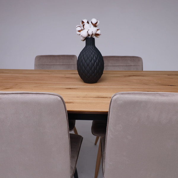 Обеденный стол ОКА Сангай раздвижной 136-196x80x75