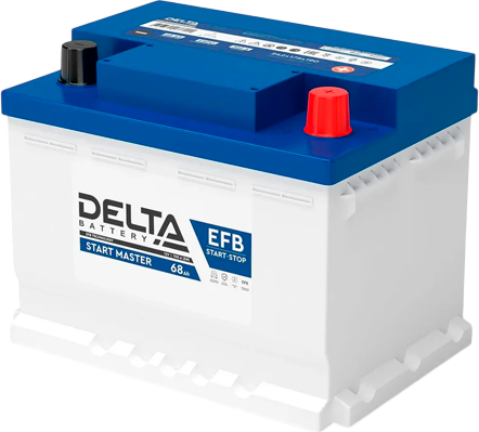 Автомобильный аккумулятор DELTA Battery EFB 700A R+ - фото