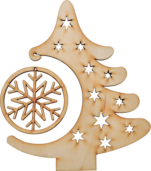 Набор елочных игрушек Dipriz елка с игрушкой / НИ_5 - фото