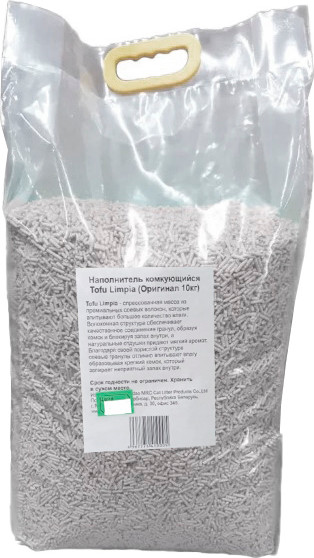 Наполнитель для туалета Limpia Соевый гранулированный / 000001330 - фото