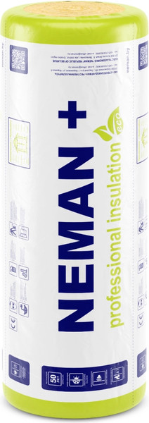 Минеральная вата Неман+ М-15 12000x1200x50мм - фото