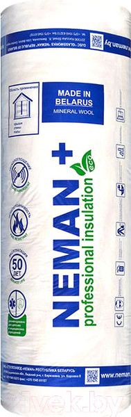 Минеральная вата Неман+ М-11 лайт 5000x1200x100мм - фото