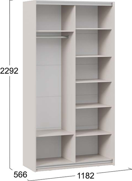 Шкаф-купе ТриЯ Оскар Тиффани Т2 1200 / 282716