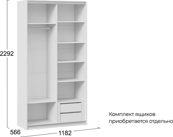 Шкаф-купе ТриЯ Оскар Тиффани Т2 1200