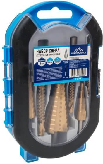 Набор сверл Vertex Tools 4-12-368 - фото