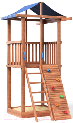 Игровой комплекс National Tree Company Спортивный городок / СГ2-тент - фото