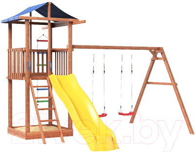 Игровой комплекс National Tree Company Спортивный городок / СГ1-Р912-тент - фото