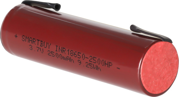 Аккумулятор SmartBuy SBBR-18650-1S2500HP
