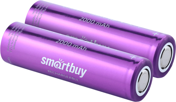 Комплект аккумуляторов SmartBuy SBBR-18650-2S2000HP - фото
