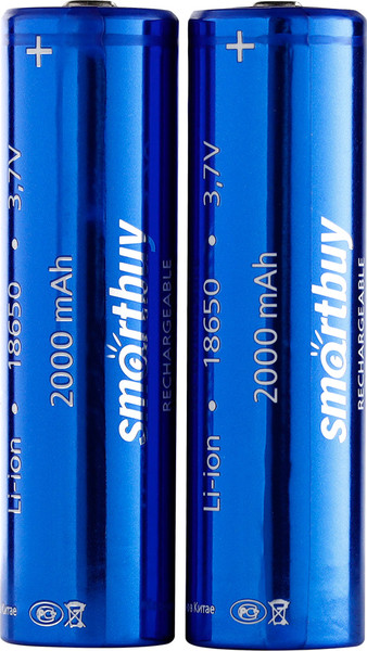 Комплект аккумуляторов SmartBuy SBBR-18650-2S2000 - фото