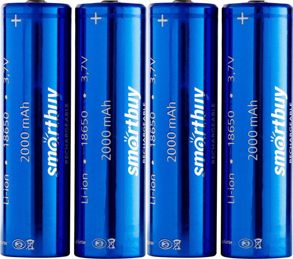 Комплект аккумуляторов SmartBuy SBBR-18650-2S2000