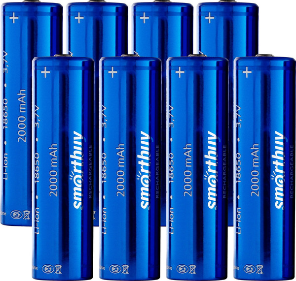 Комплект аккумуляторов SmartBuy SBBR-18650-2S2000