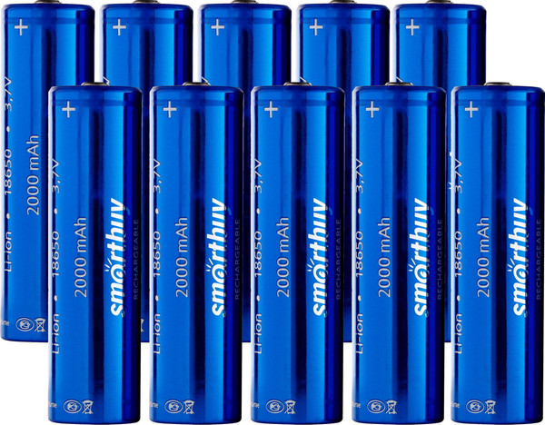 Комплект аккумуляторов SmartBuy SBBR-18650-2S2000