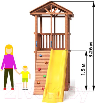 Игровой комплекс National Tree Company Спортивный городок / СГ4