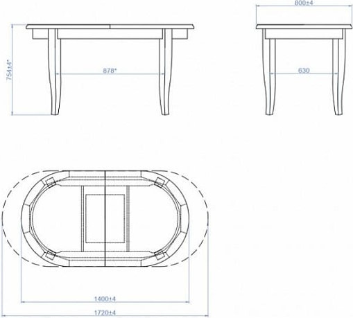 Обеденный стол Мебель-Класс Кронос МКЕ-200.7