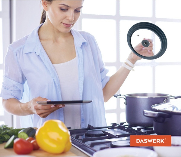 Крышка стеклянная Daswerk Универсальная / 607583