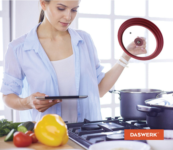 Крышка стеклянная Daswerk Универсальная / 607587