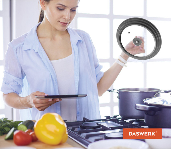 Крышка стеклянная Daswerk Универсальная / 607588