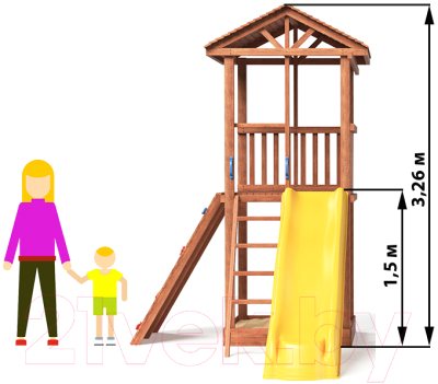 Игровой комплекс National Tree Company Спортивный городок / СГ5