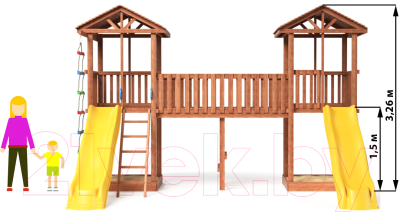 Игровой комплекс National Tree Company Спортивный городок / СГ6