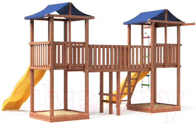 Игровой комплекс National Tree Company Спортивный городок / СГ6-тент