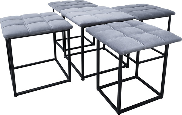 Пуф-трансформер Мир стульев 5в1