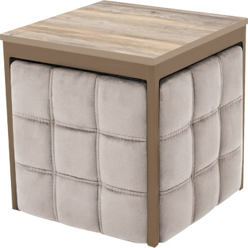 Пуф-трансформер Мир стульев 6в1 - фото