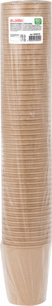 Набор одноразовых стаканов Laima Eco Craft / 608370