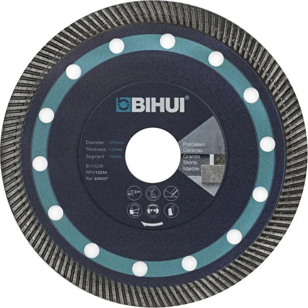 Отрезной диск алмазный BIHUI SUPER THIN TURBO / DCBN115 - фото
