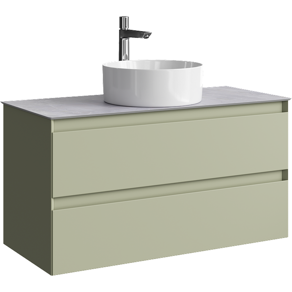 Тумба с умывальником Aqwella Geometria GE01102SH/STG1014X456GS - фото