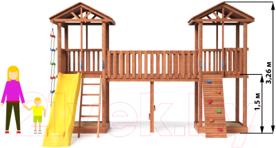 Игровой комплекс National Tree Company Спортивный городок / СГ7