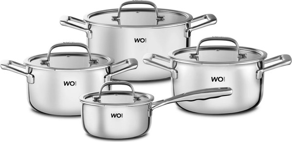 Набор кастрюль Wo Home Verona / WO11-4/19-22 - фото